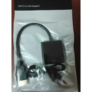 Bộ chuyển đổi HDMI sang VGA dùng màn hình để xem đầu thu truyền hình cáp