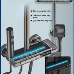 Bộ Sen Cây KAW Tắm Đứng Nóng Lạnh, Hiển Thị Rõ Nhiệt Độ, Vòi Sen Đa Năng Chống Han Gỉ, Dễ Sử Dụng — ảnh 4