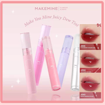 Son Tint Bóng Căng Mọng Môi Lâu Trôi Dưỡng Ẩm Mềm Môi Không Khô Môi Make You Mine Juicy Dew Tint Bóng