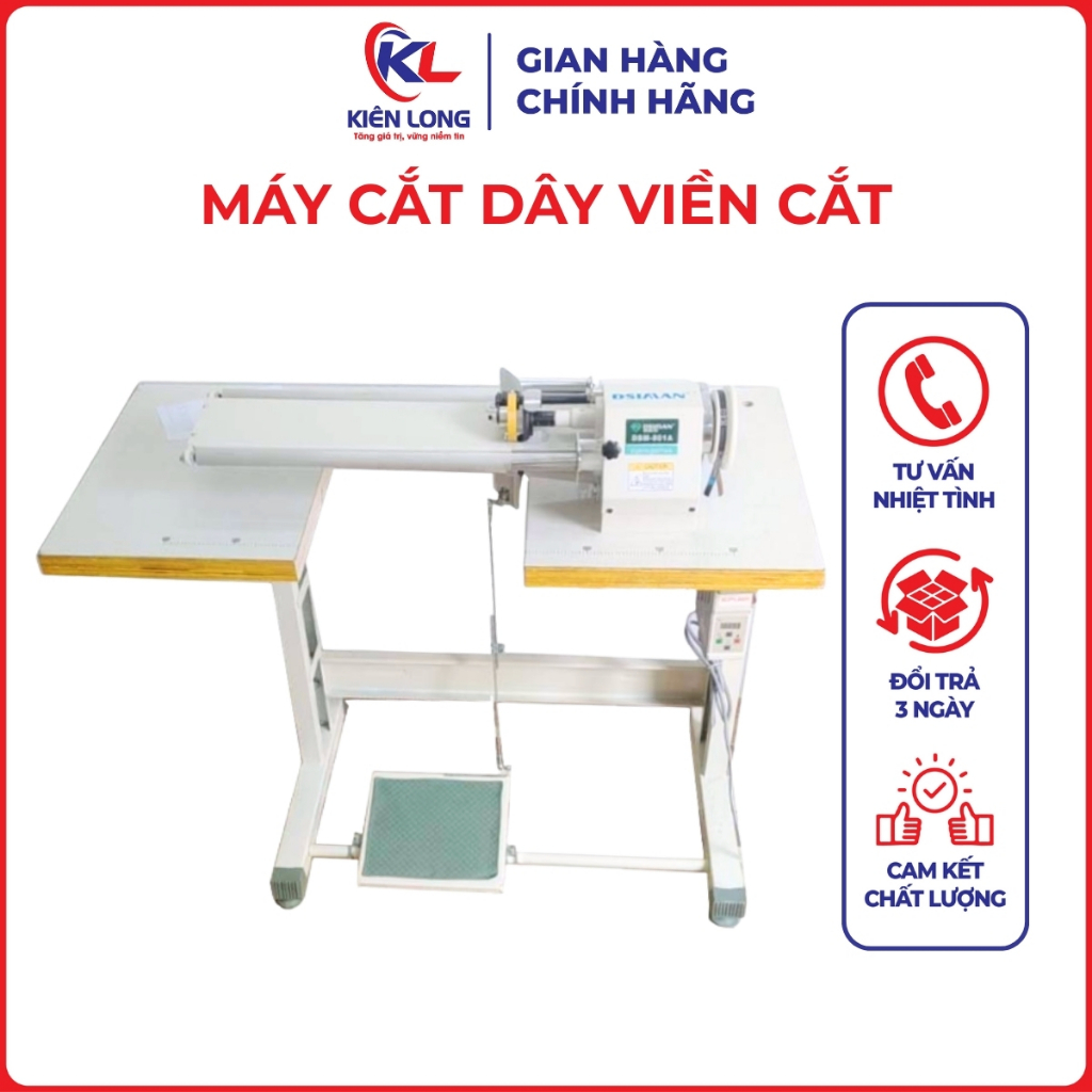 Máy Cắt Dây Viền – Cắt Bằng Vải Viền, Phụ Kiện Ngành May Công Nghiệp