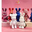 Phôi Móc Khóa Gấu Bearbrick, Thỏ Bunny, Phi Hành Gia Màu Trắng
