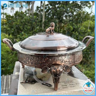 Nồi lẩu voi chân cồn sang trọng đẳng cấp