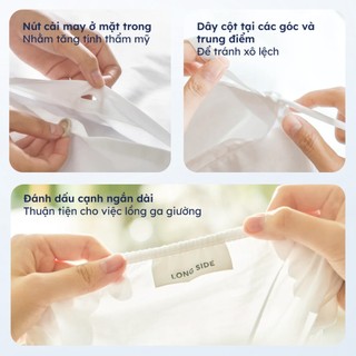 Vỏ Ga Nệm Cotton Sateen 100% 300TC Ru9 | Thoáng Mát Mềm Mịn | Màu Trơn Bo Chun | 6 Size