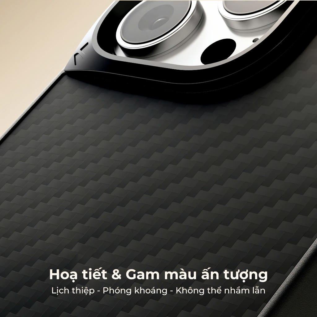 Ốp lưng REX iPhone 16 Pro Max / iPhone 15 Pro Max SLIMCASE - Chống va đập, chống bám bẩn, hỗ trợ sạc không dây