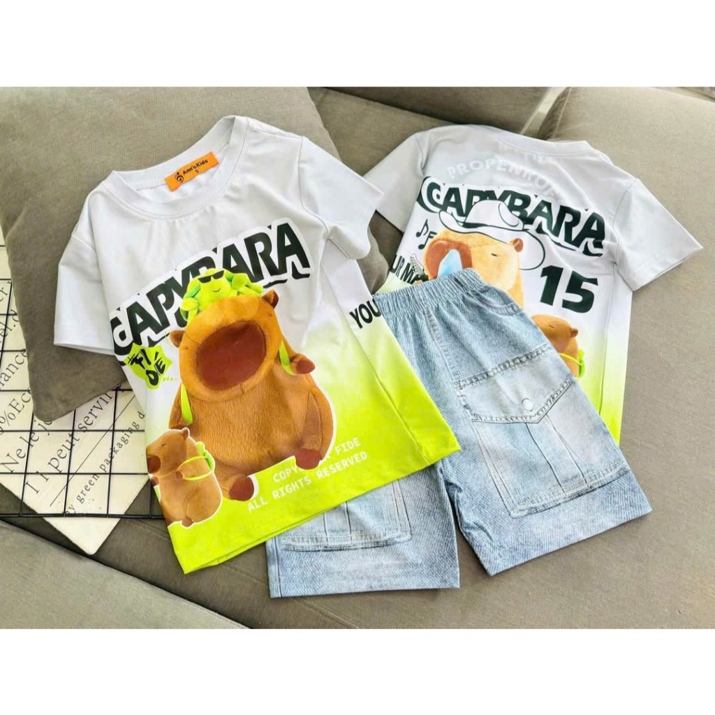 👕👖 ĐỒ BỘ BÉ TRAI – CHO BÉ THÊM CÁ TÍNH VÀ THOẢI MÁI 🌸 12-40kg 3DBTL148