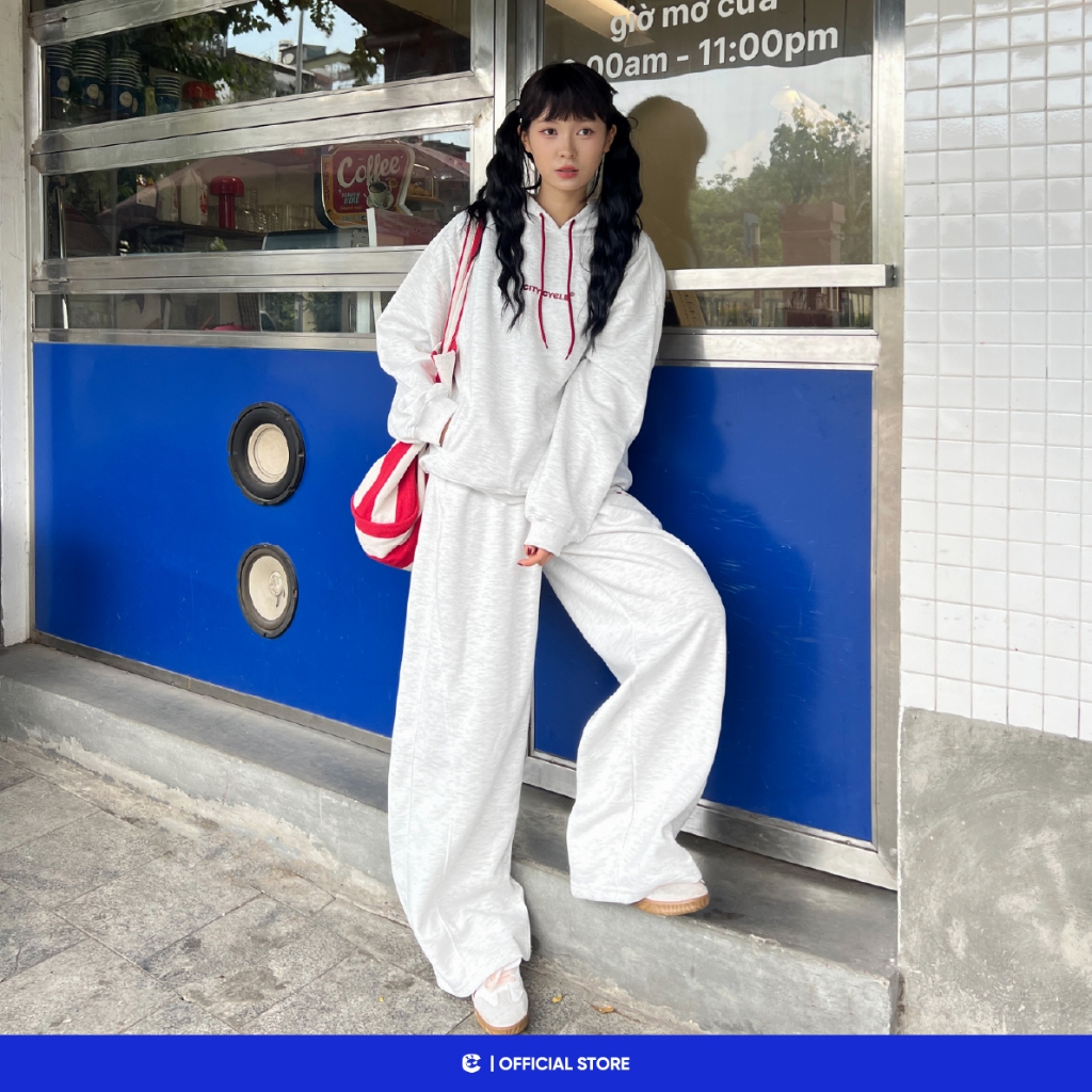 Combo set bộ nỉ hoodie mùa đông nam nữ Local Brand Chính Hãng City Cycle Combo bộ nỉ Mono