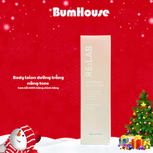 Kem Dưỡng Thể Body RE:LAB Nâng Tone Trắng Da RELAB Whitening Body Lotion 200ML