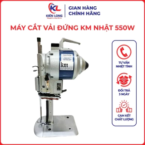Máy Cắt Vải Đứng KM Nhật 550W (8 Inch/10 Inch) – Máy Chuyên Dụng Tăng Năng Suất