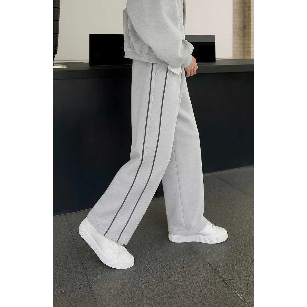 Quần Jogger Nam Ống Suông Chất Nỉ 2 Da Halley D30 Phong Cách Ulzzang Thể Thao