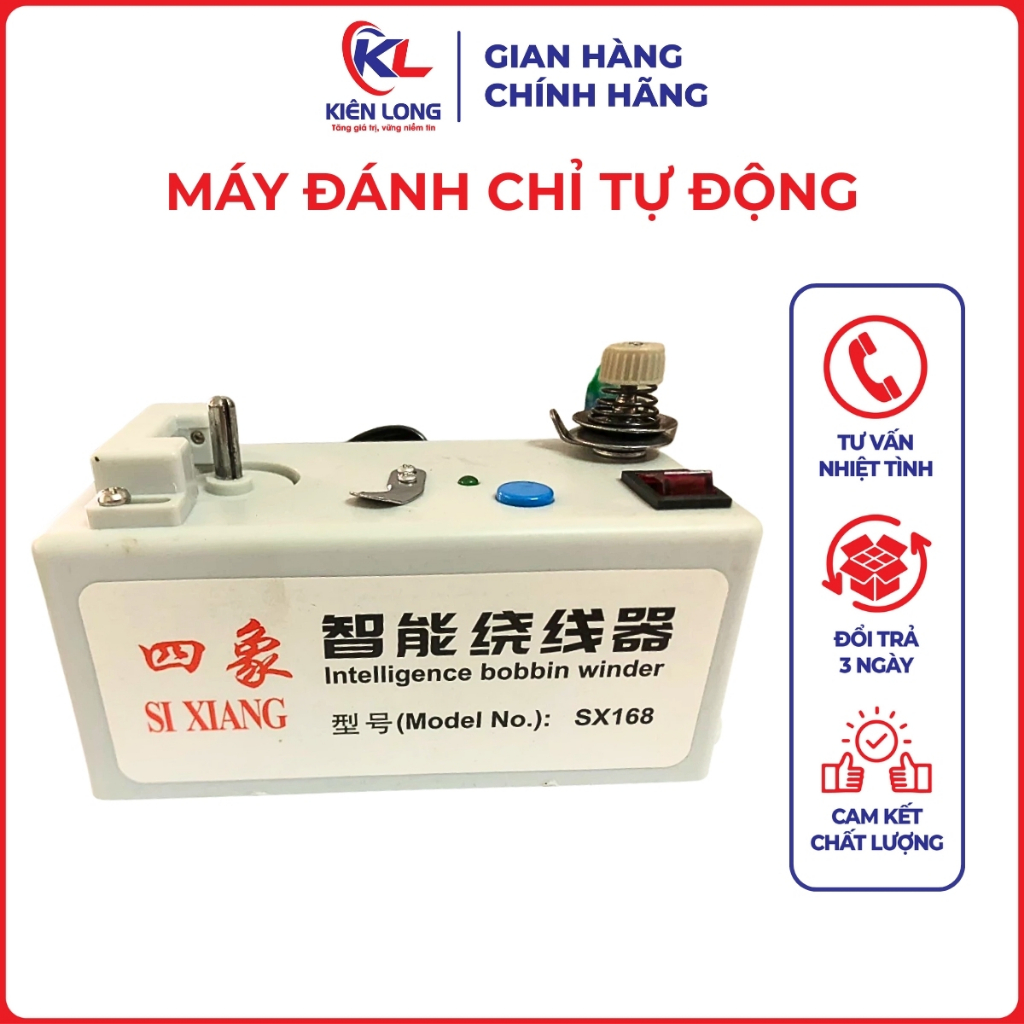 Máy Đánh Chỉ Tự Động – Cài đặt  Khi Đầy Suốt, Chính Hãng, Phụ Kiện Ngành May