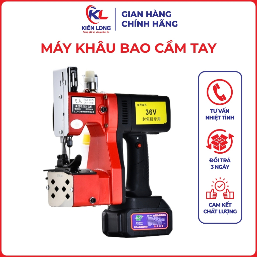 Máy Khâu Bao Cầm Tay Pin Sạc GK9-500 Hãng JIMMING – Tặng  Kim & 1 Cuộn Chỉ Khi Đặt Hàng
