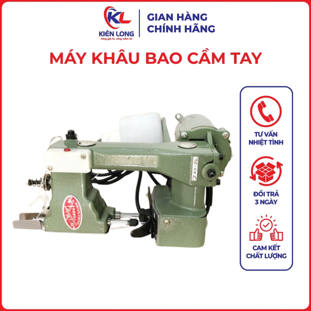 Máy Khâu Bao Cầm Tay GK9-02 – Tặng Vỉ Kim & 1 Cuộn Chỉ Khi Đặt Hàng