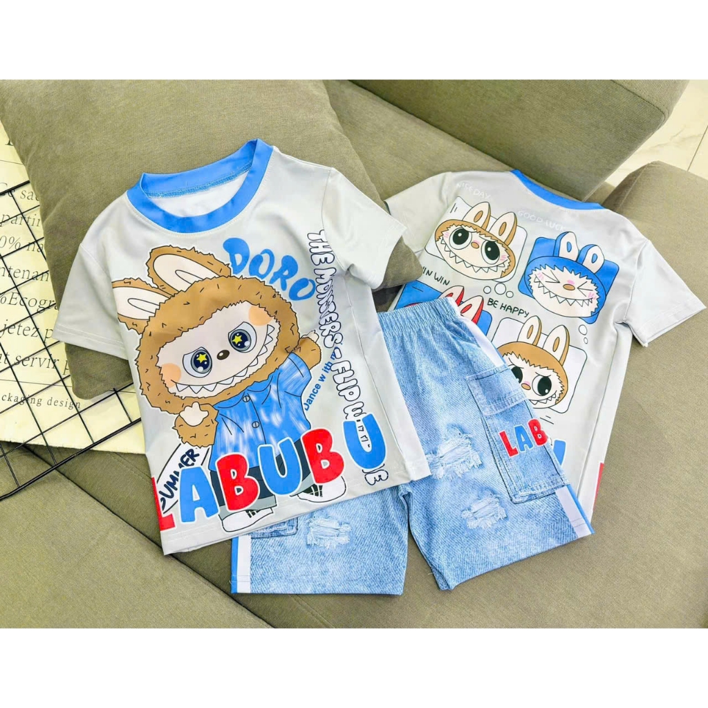 👕👖 ĐỒ BỘ BÉ TRAI – CHO BÉ THÊM CÁ TÍNH VÀ THOẢI MÁI 🌸 12-40kg 3DBTL114
