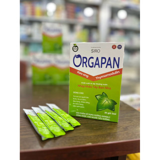 Siro hỗ trợ giảm ho, giảm đờm, giảm đau rát họng ORGAPAN hộp 20 gói