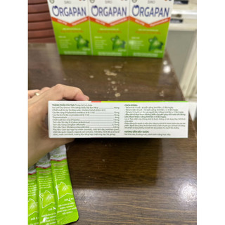 Siro hỗ trợ giảm ho, giảm đờm, giảm đau rát họng ORGAPAN hộp 20 gói