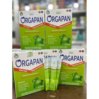 Siro hỗ trợ giảm ho, giảm đờm, giảm đau rát họng ORGAPAN hộp 20 gói