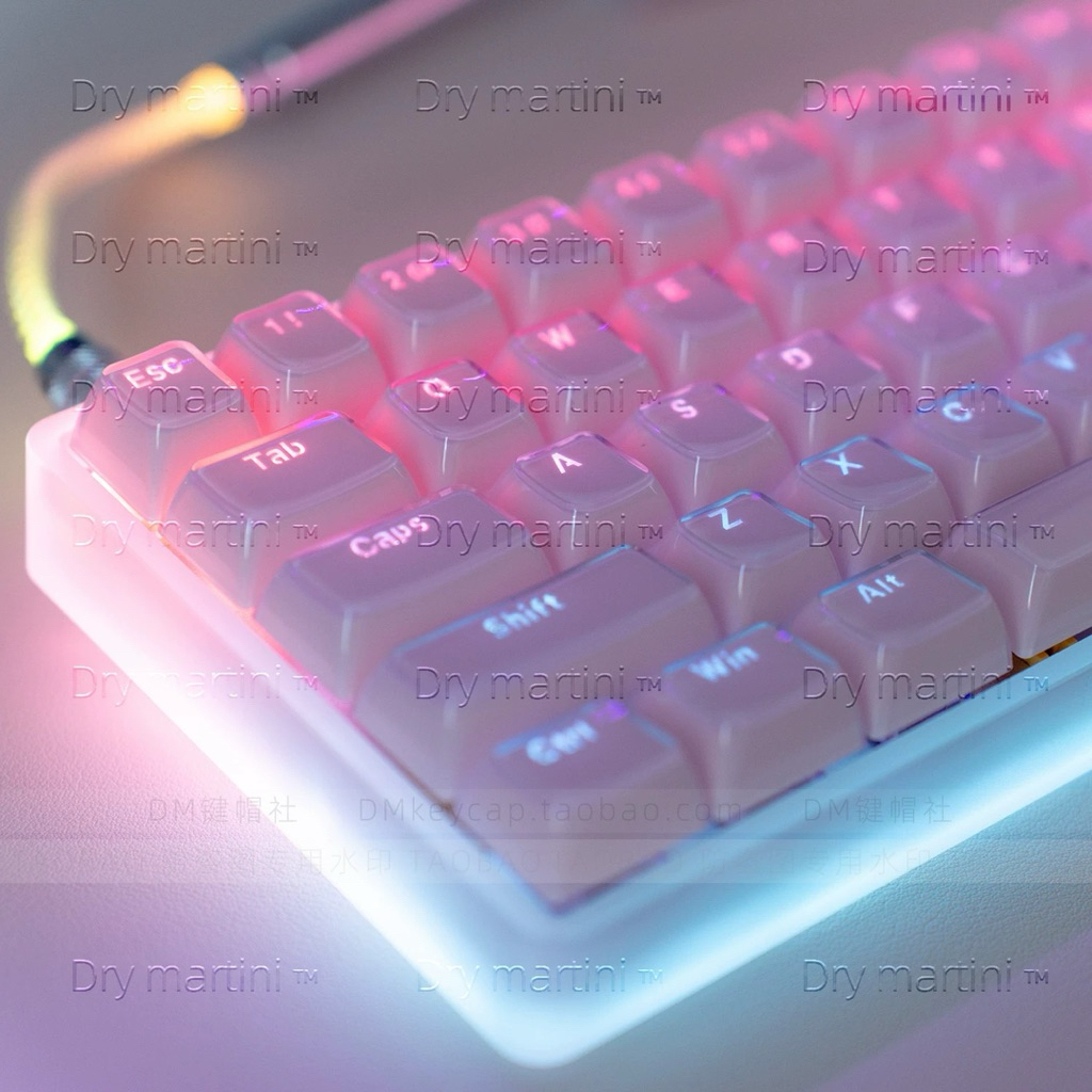 Keycaps set Pudding xuyên led Profile MDA PC,Acrylic 135 phím from ...