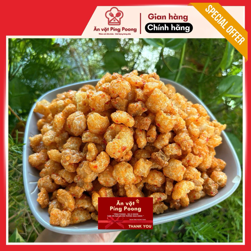 Tóp Mỡ Mắm Tỏi Đặc Biệt 250g-1kg - Chiên Không Dầu, Sốt Đậm Đà, Giòn Tan, Thơm Lừng Hấp Dẫn