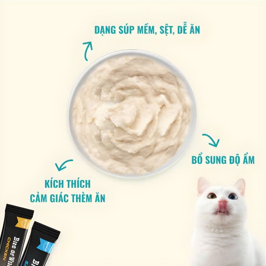 Súp thưởng Bite Of Wild cho mèo 60g