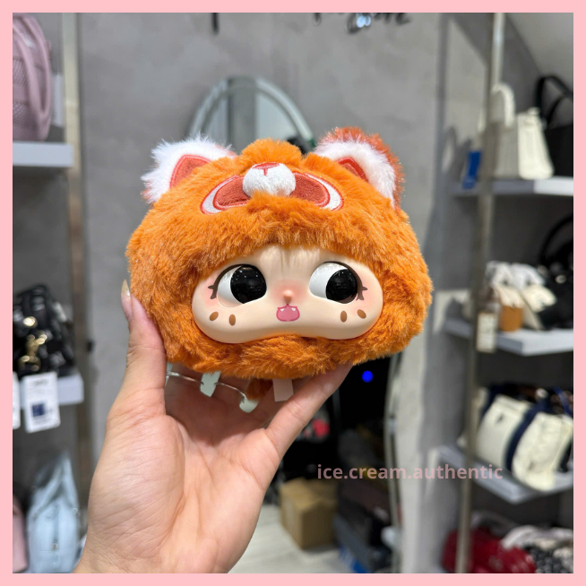 [Hỏa tốc HCM] Blindbox Idol Plush First Generation Animal series - móc khóa Gấu bông chính hãng