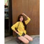 Áo khoác len cardigan muối tiêu cúc gỗ dáng lửng (Ảnh thật và video)