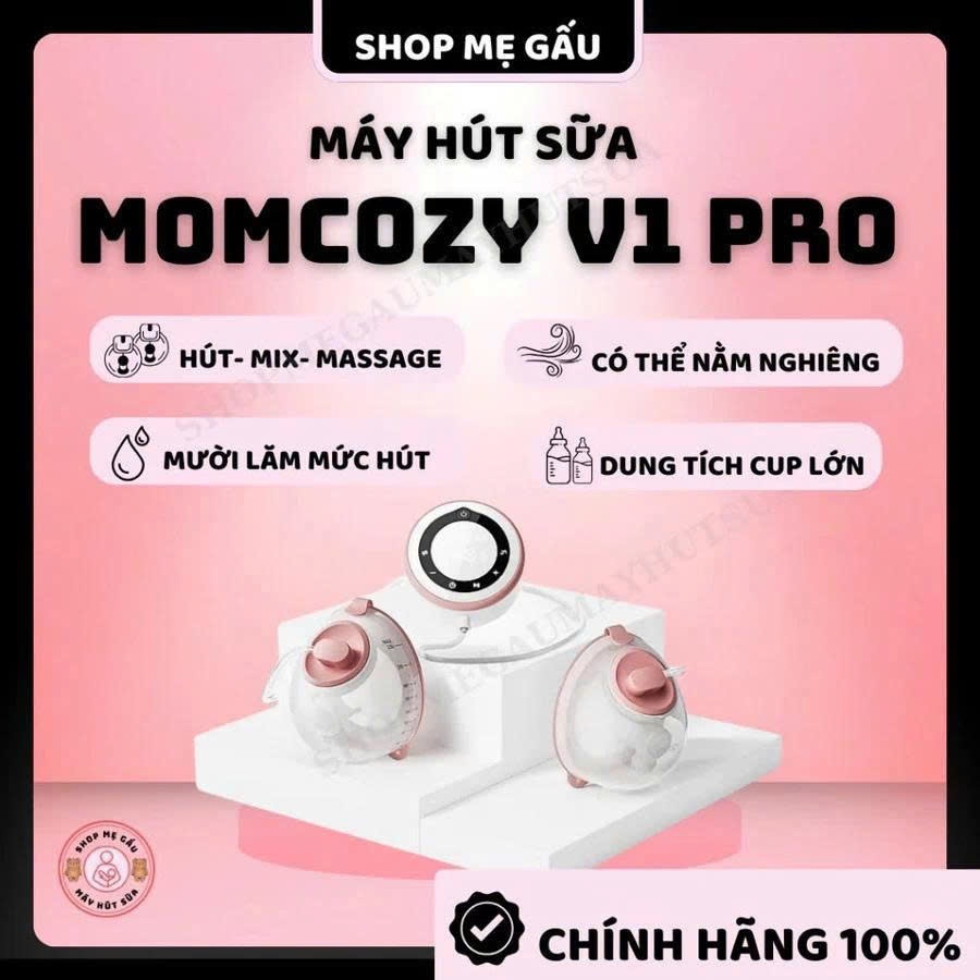 Máy hút sữa MOMCOZY V1 PRO New Nguyên Seal - Bảo hành chính hãng 2 năm
