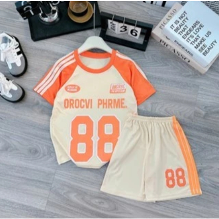 [Peinn] Set bộ quần áo mùa hè dành cho bé trai và bé gái 15-45kkg mẫu số 78. Chất liệu thoáng mát. HE47 - EB61