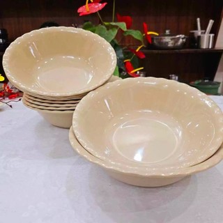 Tô Béo Nhựa Melamine Vàng – Tô Quán Ăn, Tô Phở, Tô Bún, Tô Mì - Hunghome