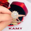 Nhẫn Nữ Hoa Cúc Đính Đá CZ Cao Cấp Mạ Vàng 18K – Trang Sức Sang Trọng, Quà Tặng Ý Nghĩa