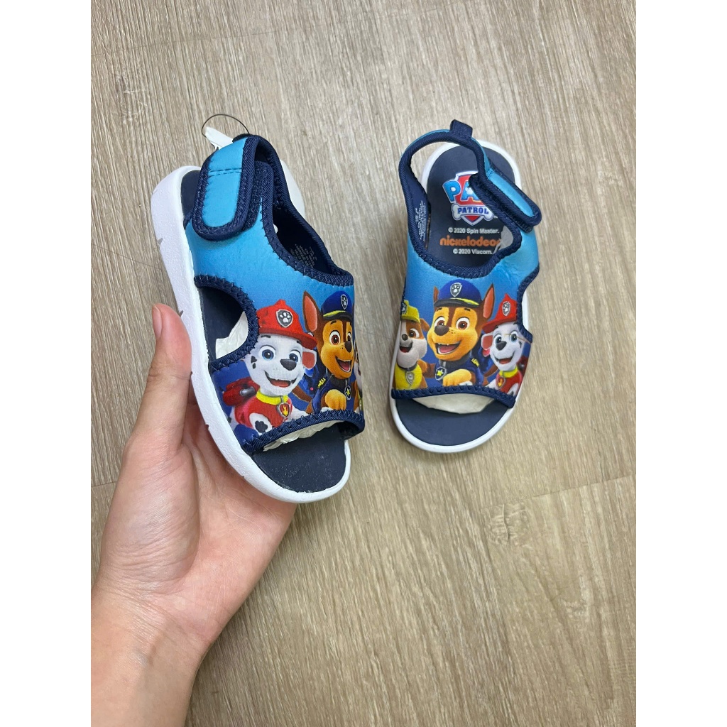 Sandal cho bé trai chú chó cứu hộ dư xịn