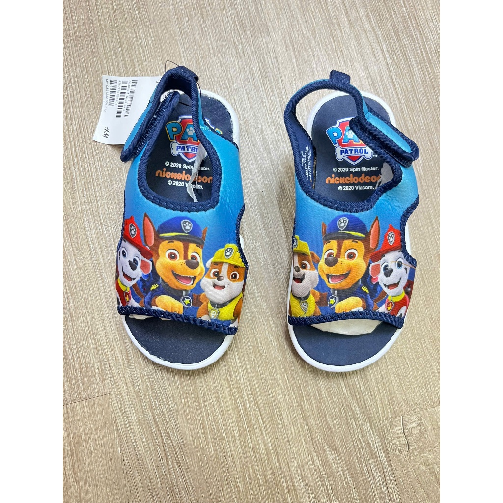 Sandal cho bé trai chú chó cứu hộ dư xịn