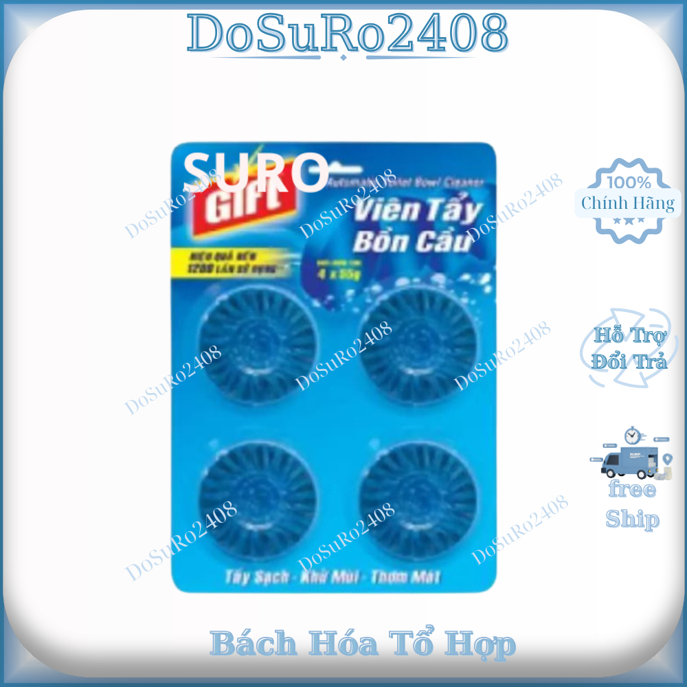 Viên Thả Bồn Cầu GIFT 55g ( Một viên hiệu quả đến 300 lần sử dụng)