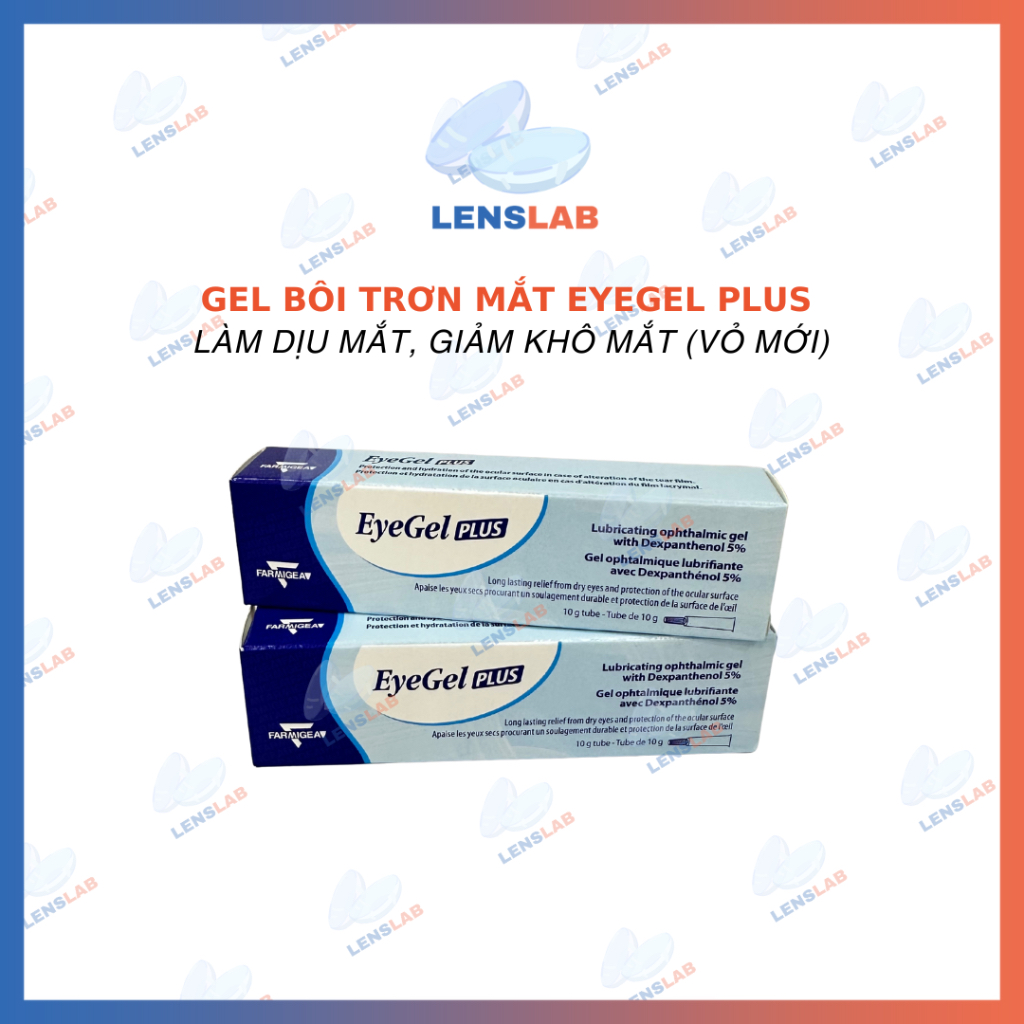 Gel Bôi Trơn Mắt Eyegel Plus - Làm Dịu Mắt, Giảm Khô Mắt