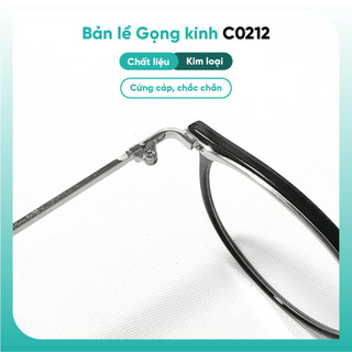 Gọng kính cận dáng tròn siêu nhẹ trẻ trung thời trang nữ nhiều màu sắc KAO Plus C0212