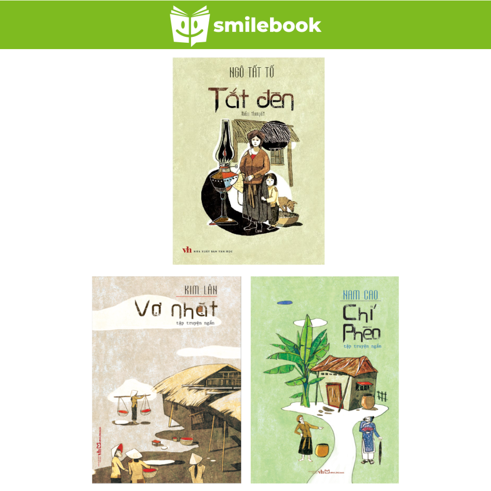 Sách: ComBo 3 Cuốn - TẮT ĐÈN + CHÍ PHÈO + VỢ NHẶT