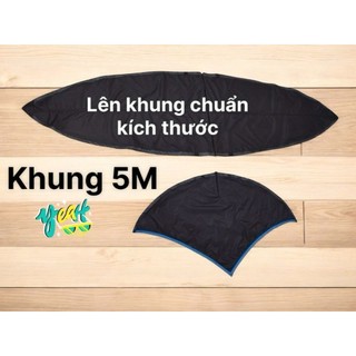 áo diều lên khung 5m 5,5m 6m phom đẹp
