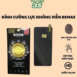 Kính cường lực Remax không viền siêu mỏng 0.1mm cho IPhone 11 12 13 14 15 16promax pro plus x xr xsm