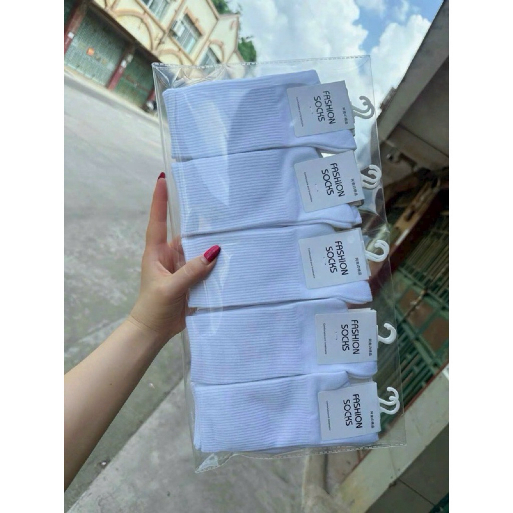 Sét 5 đôi tất nam gân tăm cao cấp