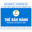 Thẻ bảo hành 2 năm máy xay sinh tố đa năng cao cấp