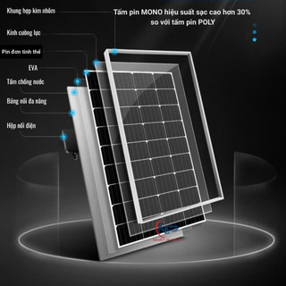 Ảnh 3 – Tấm pin năng lượng mặt trời NHẬT PHONG SOLAR chất liệu Mono đơn tinh thể công suất 6V/20W,25W,30W,35W,50W