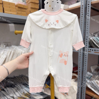 La pomme AW2025 BST   La Pomme cúc lệch Gấu yêu của mẹ -Trắng  T9.1