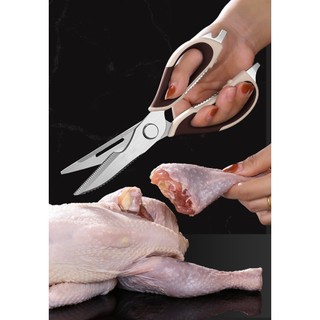 Kéo cắt gà A2 inox đa năng  xài được 6 Chức năng hàng chuẩn có hộp và bao đưng kéo