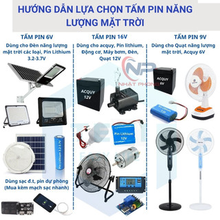 Ảnh 4 – Tấm pin năng lượng mặt trời NHẬT PHONG SOLAR chất liệu Mono đơn tinh thể công suất 6V/20W,25W,30W,35W,50W