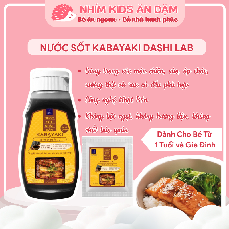 Nước Sốt Kabayaki Vị Nhật Bản Truyền Thống Cho Bé Từ 1 Tuổi, Chay Mặn Đều Dùng Được