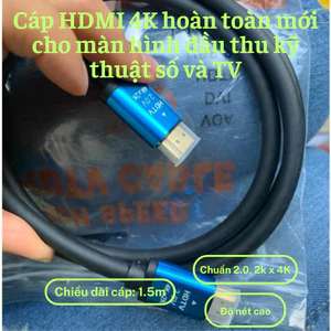 Dây HDMI chuẩn 2.0, hỗ trợ 4K*2K độ phân giải cao, chất lượng cao