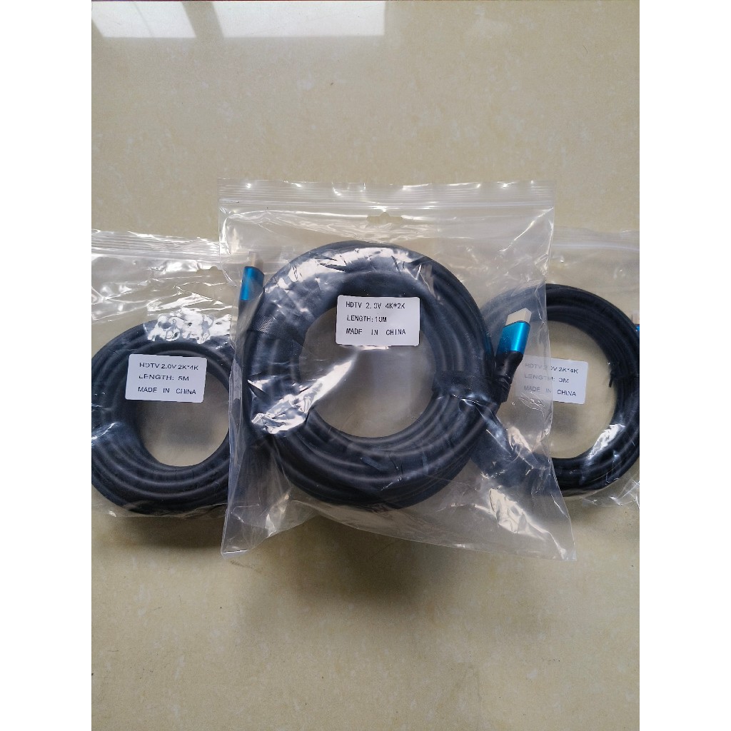 Dây HDMI chuẩn 2.0, hỗ trợ 4K*2K độ phân giải cao, chất lượng cao