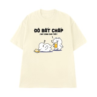 Áo Thun Gấu Nhậu Hài Hước Đô Bất Chấp Chất Vải Cotton 100 Cao Cấp Mềm Mịn NGỐ TEE