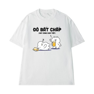 Áo Thun Gấu Nhậu Hài Hước Đô Bất Chấp Chất Vải Cotton 100 Cao Cấp Mềm Mịn NGỐ TEE