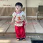 Bộ Đồ Trung Thu, Bộ chú CUỘI hình Lân – Họa Tiết Lân Đáng Yêu, Chất Lụa mềm mại xinh xắn