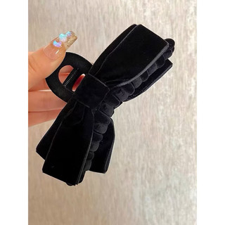 kẹp tóc nơ bọc nhung siêu xinh hàng qccc